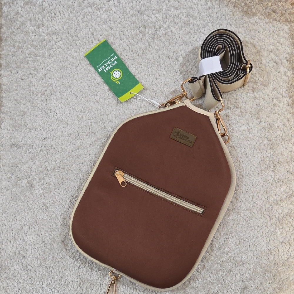 Posh Pickler Outdoor Crossbody Bag  For Pickleball Racquet